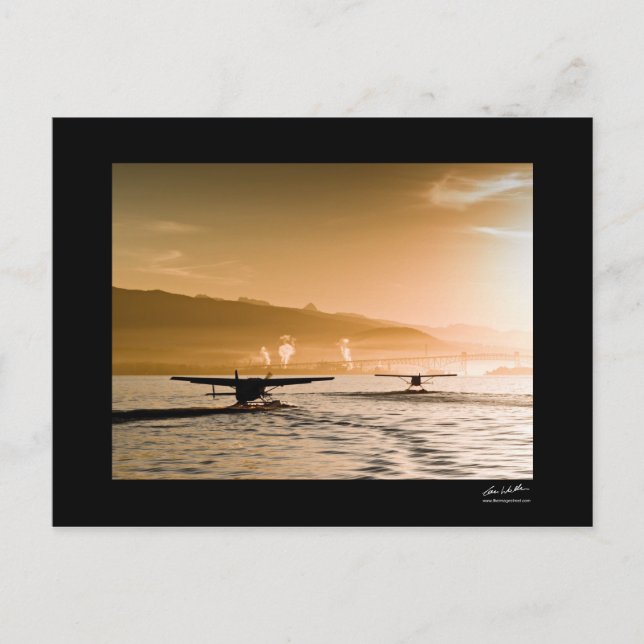 Cartão Postal Seaplanes - Vancouver (Frente)