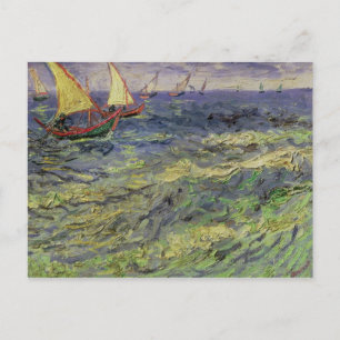 Cartão Postal Seascape de Vincent van Gogh   em Saintes-Maries