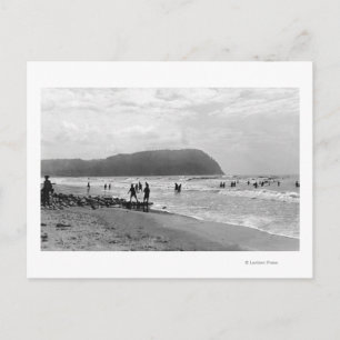Cartão Postal Seaside, Oregon Bathers e Tillimook Head