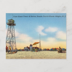 Cartão Postal Seaside Park e Seaside Heights, Nova Jersey