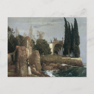 Cartão Postal Seaside Villa, Arnold Bocklin 1878