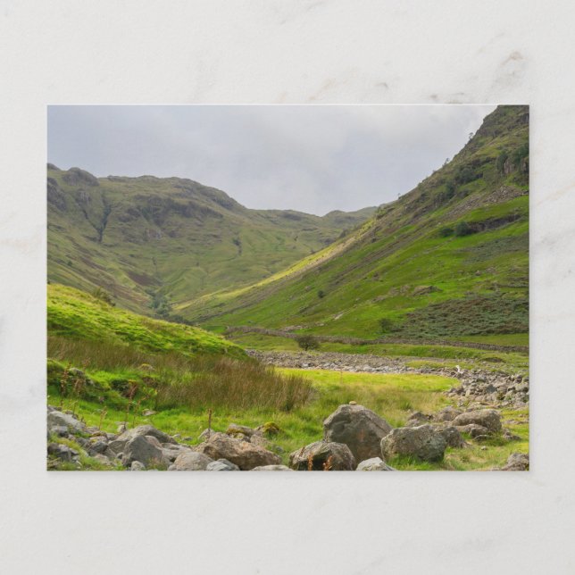 Cartão Postal Seathwaite, Lake District, Cumbria (Frente)