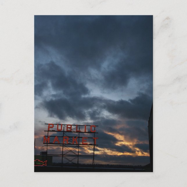 Cartão Postal Seattle (Frente)