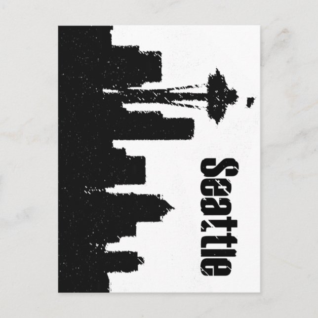 Cartão Postal Seattle (Frente)