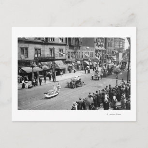 Cartão Postal Seattle, AW Forth of Julho Parade sobre Seneca