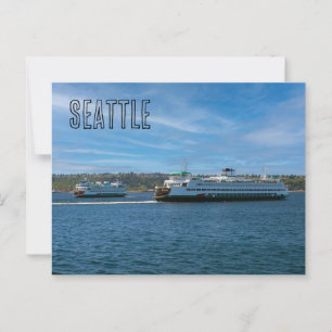 Cartão Postal Seattle Ferries