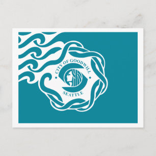 Cartão Postal Seattle Flag