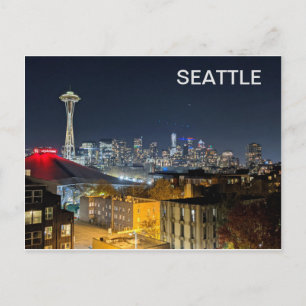 Cartão Postal Seattle Skyline
