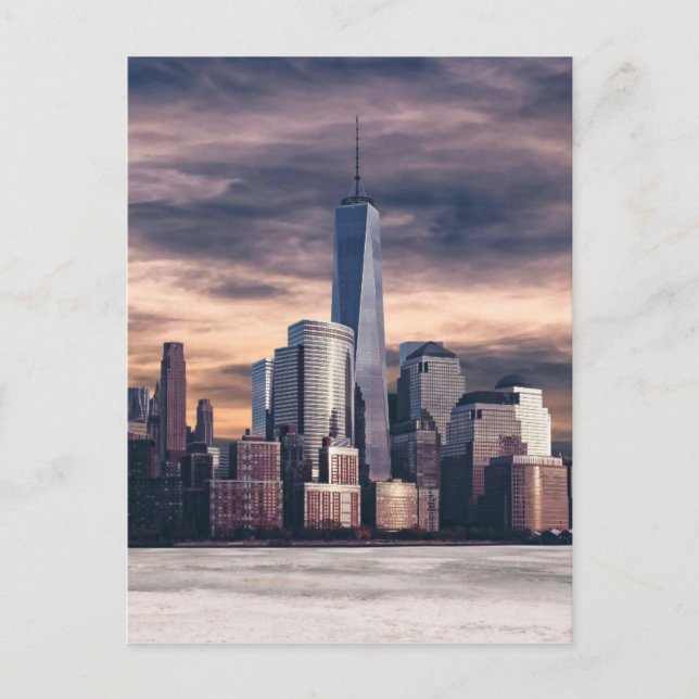 Cartão Postal Seattle Skyline (Frente)