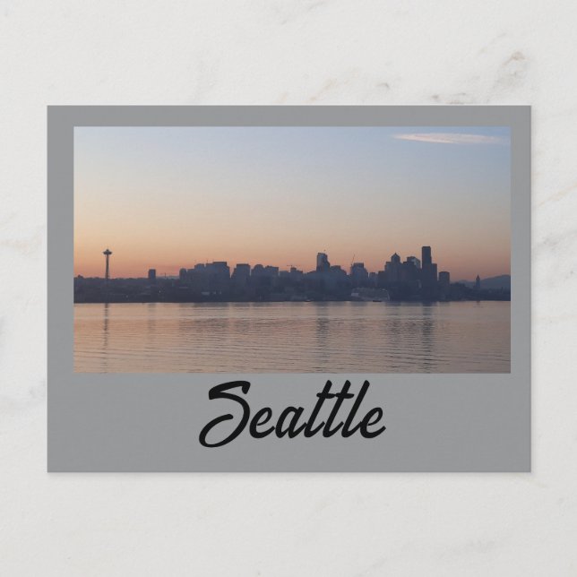 Cartão Postal Seattle Sunrise (Frente)