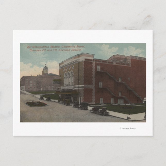 Cartão Postal Seattle, WA - Metropolitan (Frente)