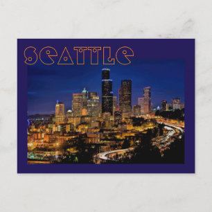Cartão Postal Seattle, Washington, EUA A Cidade Esmeralda