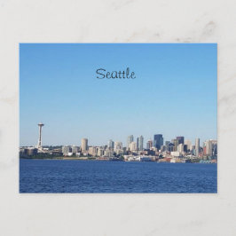 Cartão Postal Seattle Washington View of the City From the Water