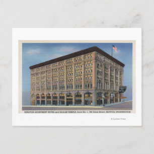 Cartão Postal Seattle, Washington - Vista do Senador Apt