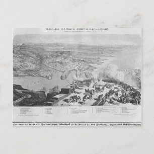 Cartão Postal Sebastopol de Fort Constantin