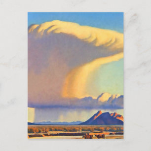 Cartão Postal “Seca e Aguaceiro” por Maynard Dixon