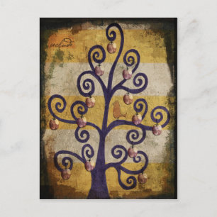 Cartão Postal Seclude Bird em uma ilustração do Designer de Arte