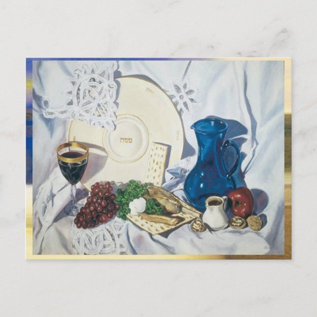 Cartão Postal Seder de Passagem (Frente)