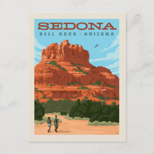 Cartão Postal Sedona, Arizona   Bell Rock