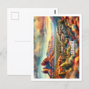 Cartão Postal Sedona Arizona EUA Cria-d-água Famosa