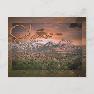 Cartão Postal Sedona, Arizona Sunset Surreal