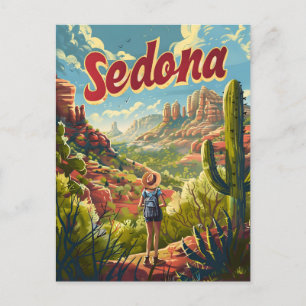 Cartão Postal Sedona Arizona Vintage