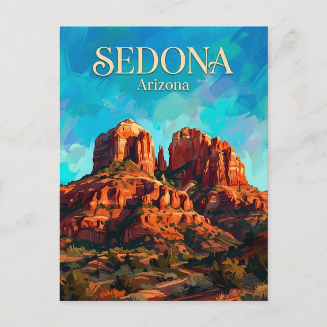 Cartão Postal Sedona EUA (Frente)