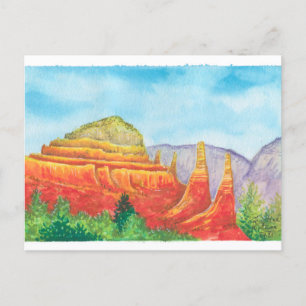 Cartão Postal Sedona Rocks