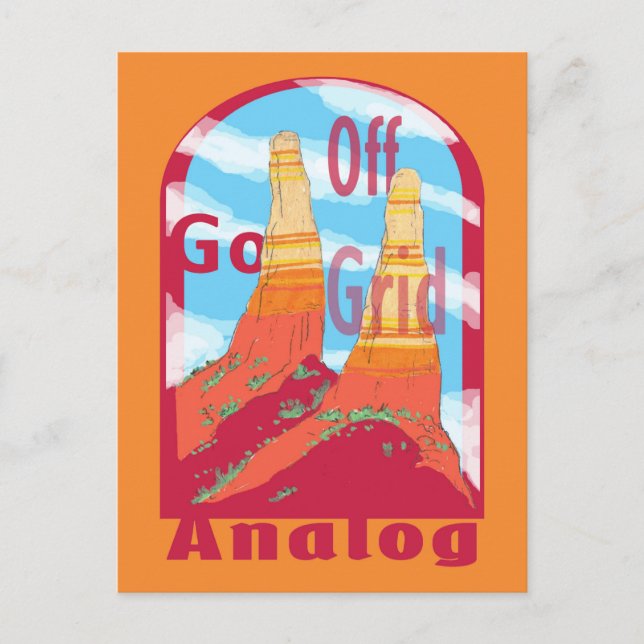 Cartão postal Sedona Sentinels (Frente)