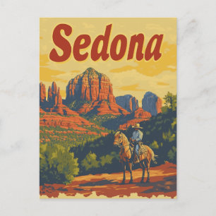 Cartão Postal Sedona vintage