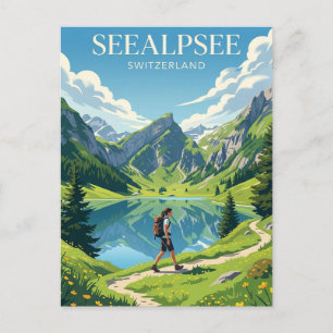 Cartão Postal Seealpsee Suíça