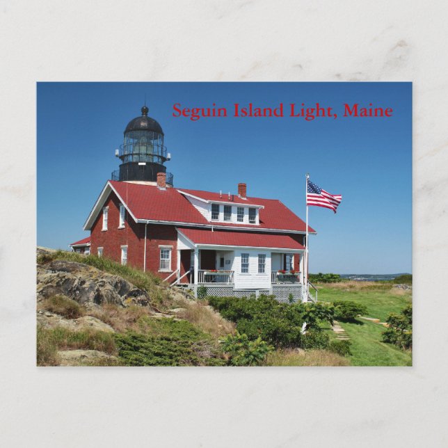 Cartão Postal Seguin Island Light, Maine Postcard (Frente)