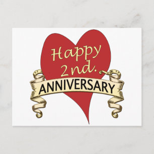 Cartão Postal segundo. Aniversário