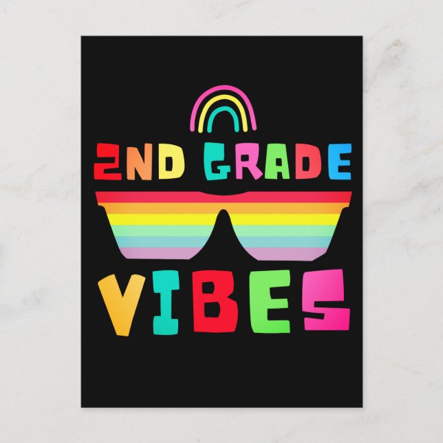 Cartão Postal segundo De Volta Para Professores E Estudantes (Frente)