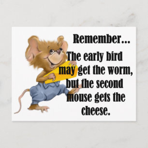 Cartão Postal Segundo mouse