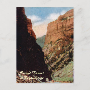 Cartão Postal Segundo Túnel do Cartão-postal Royal Gorge