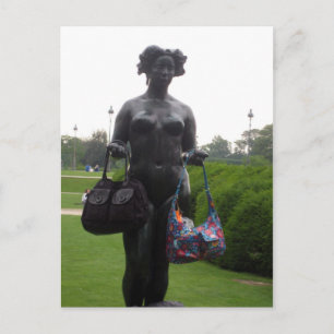 Cartão Postal Segure minhas bolsas, por favor