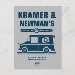 Cartão Postal Seinfeld Kramer & Newman's Reciclagem Co.