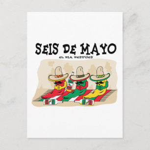 Cartão Postal Seis De Mayo