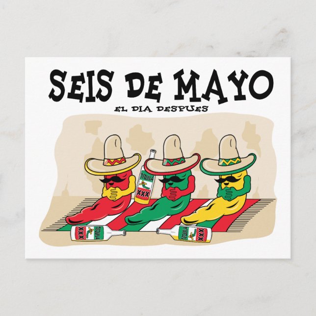 Cartão Postal Seis De Mayo (Frente)