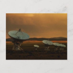 Cartão Postal Seis satélites seguidos