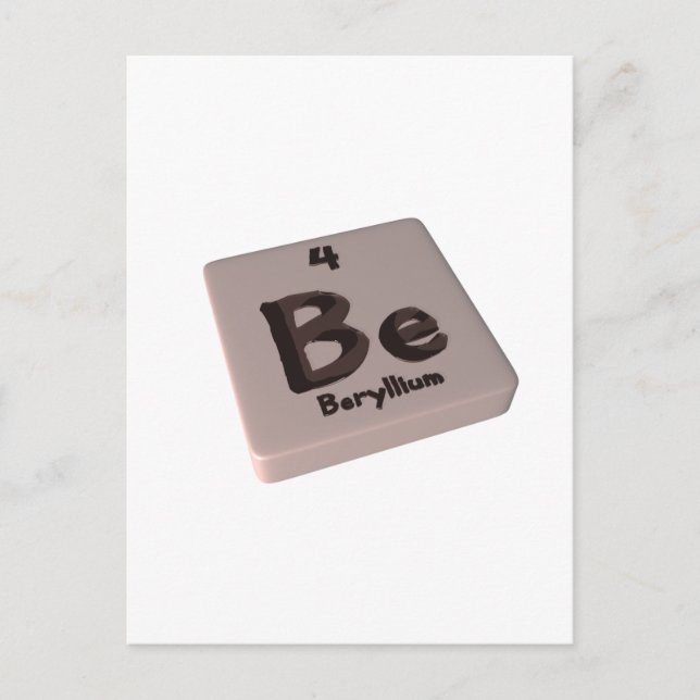 Cartão Postal Seja Beryllium (Frente)