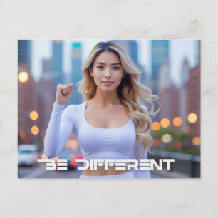 CARTÃO POSTAL SEJA DIFERENTE - 