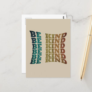 Cartão Postal Seja gentil gentileza