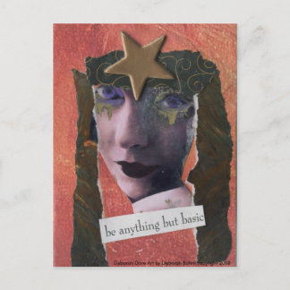 Cartão Postal SEJA QUALQUER COISA, MENOS O Cartão-Postal BÁSICO