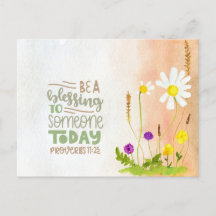 Seja uma bênção para alguém hoje provérbio 11:25