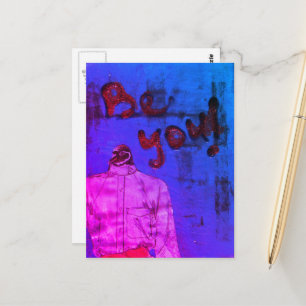 Cartão Postal Seja Você Ave Mídia Mista