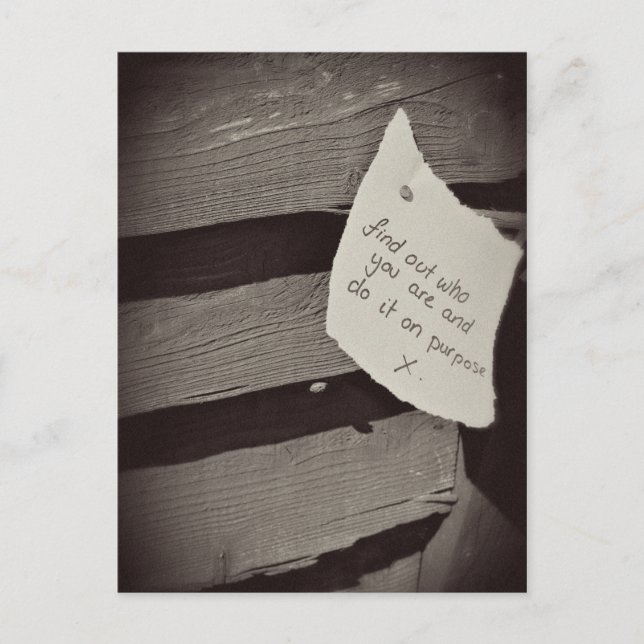 Cartão Postal Seja Você Cartaz (Frente)