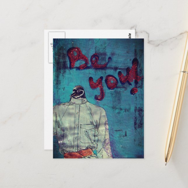 Cartão Postal Seja Você Mídia Mistura De Pássaros (Frente/Verso In Situ)