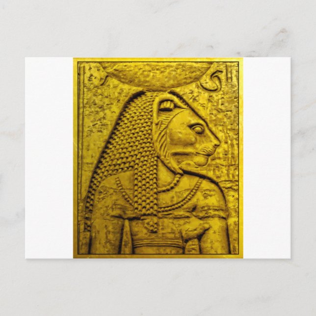 Cartão Postal Sekhmet (Frente)
